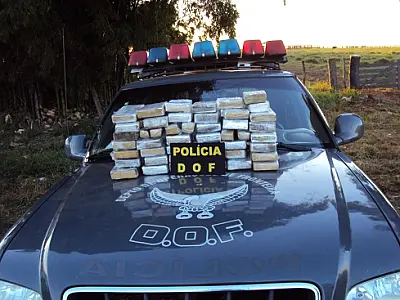 Polícia apreende mais de 37 Kg com jovem em Caarapó