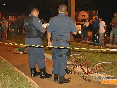 Homem que morreu atropelado por carreta em Dourados é identificado