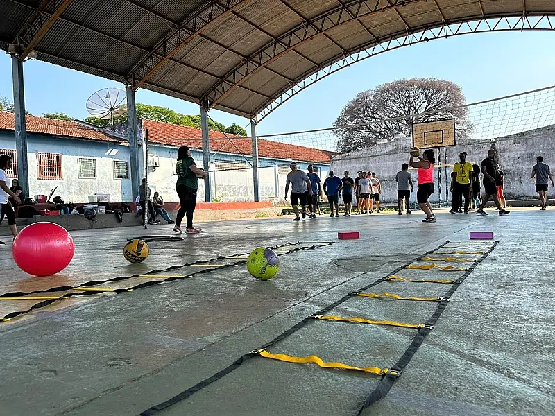 Professores de Educação Física da REME de anos finais participam de formação prática