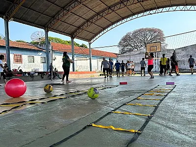 Professores de Educação Física da REME de anos finais participam de formação prática