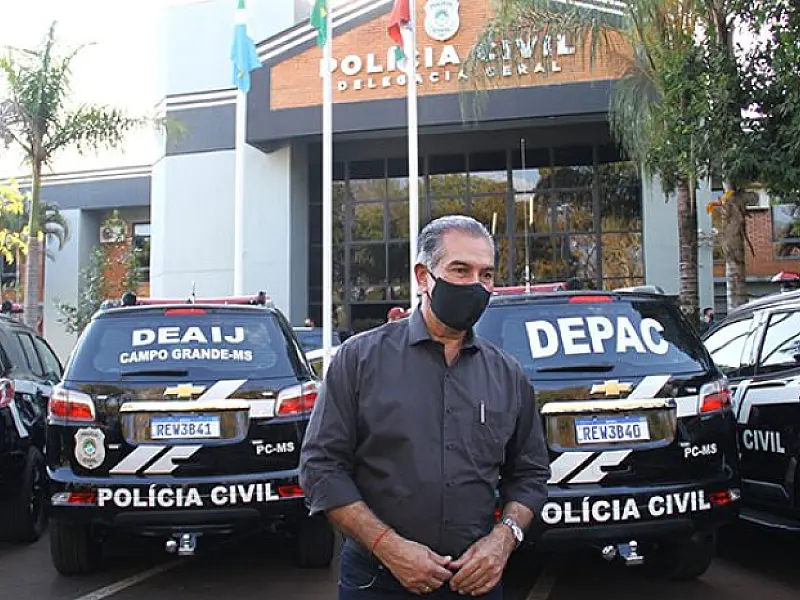 Governador anuncia mais 200 viaturas para polícias de MS; "sensação de segurança", dizem policiais
