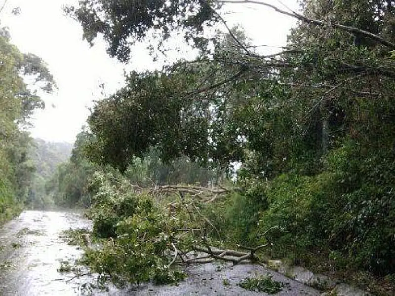 Inmet alerta para chuva e vento forte