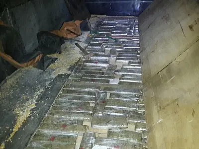 PRF apreende 692,50 Kg de  maconha em Ponta Porã