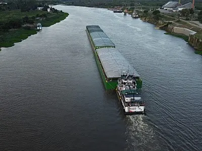 Transporte pela hidrovia cresce 80%