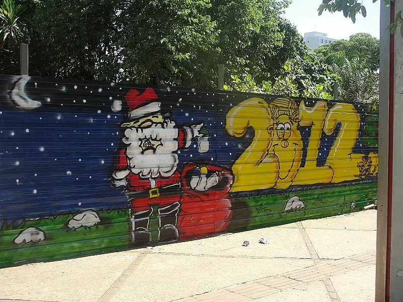 Primeiro colocado no "Arte do Grafitti no Natal de Campo Grande" vence com 6.013 votos