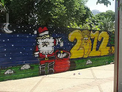 Primeiro colocado no "Arte do Grafitti no Natal de Campo Grande" vence com 6.013 votos
