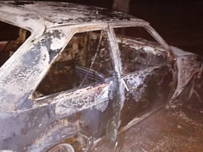 Carro pega fogo na rodovia entre Bataguassu e Anaurilândia