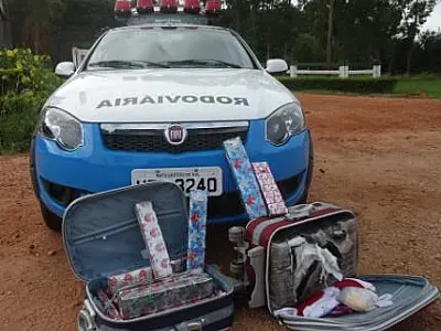 PMR apreende mais de 30 kg de maconha em ônibus na MS-164