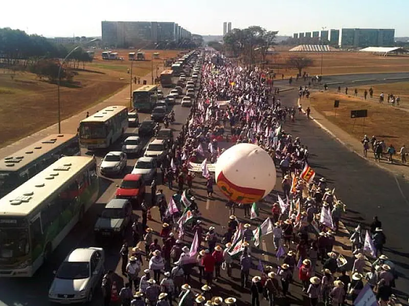 Trabalhadoras rurais participam da 4ª Marcha das Margaridas