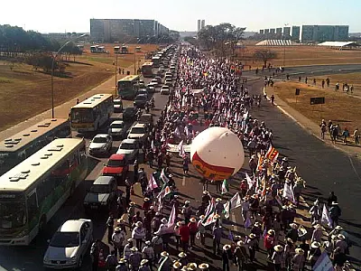 Trabalhadoras rurais participam da 4ª Marcha das Margaridas