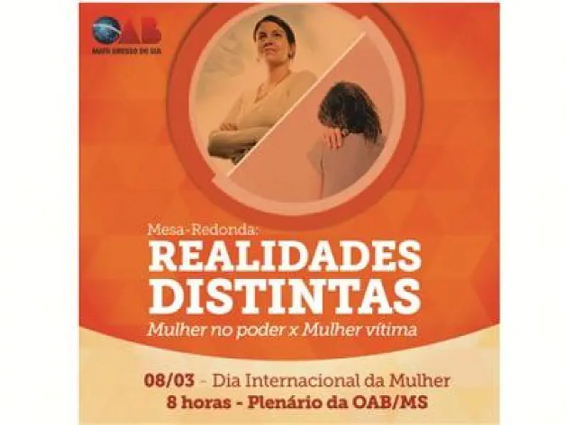 OAB/MS realiza mesa-redonda no Dia Internacional da Mulher