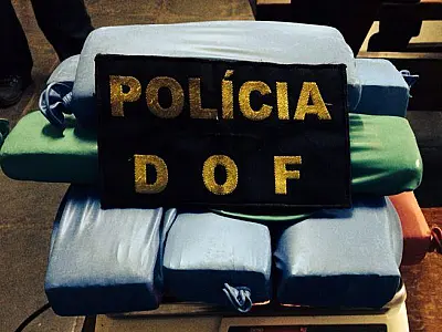 DOF apreende 12,6 quilos de maconha em ônibus