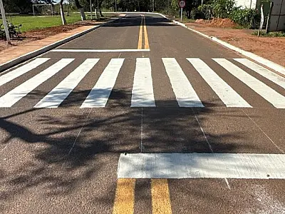 Concluída pavimentação do acesso ao Cachoeirão, em Terenos
