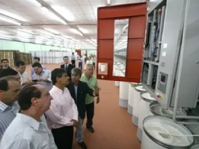 1ª indústria de tecelagem é inaugurada na Capital