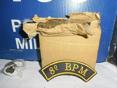 PM de Nova Andradina prende rapaz por tráfico de drogas