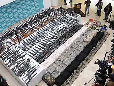 México apreende arsenal de armas