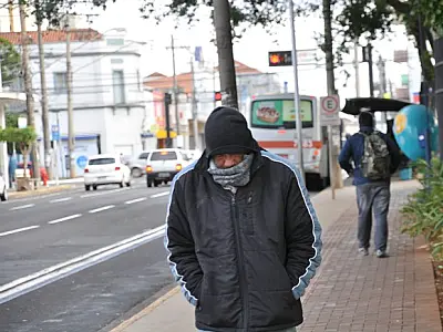 Primeiro dia de junho é fria com mínima de 8ºC e máxima deve chegar a 25ºC em MS