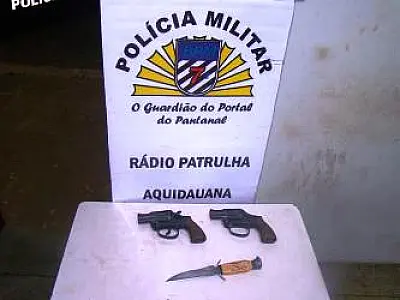 Polícia de Aquidauana apreende três menores infratores por ameaçar comunidade