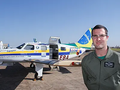 Jovem piloto que deu volta ao mundo em monomotor ministra palestra na Capital