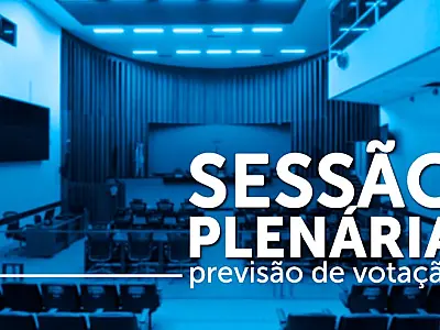 Deputados devem votar sete projetos nesta quinta-feira durante a sessão plenária
