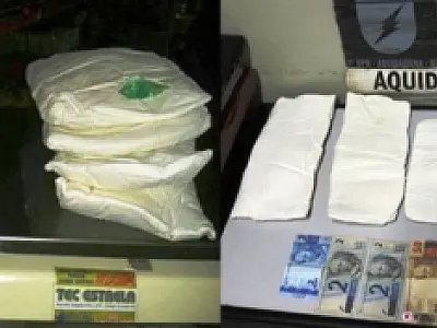 Jovem de 18 anos é presa com dois quilos de cocaína na cintura