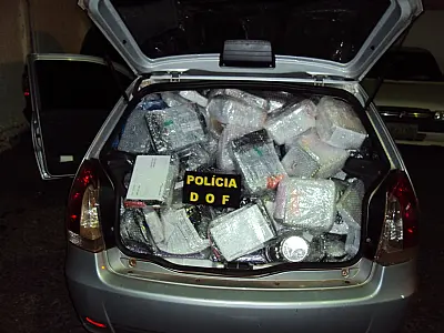 Mercadorias são apreendidas em veículo pelo DOF