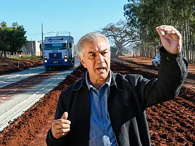 Durante vistoria na MS-338, governador destaca integração de regiões produtoras
