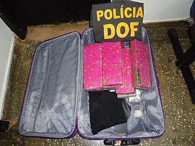 DOF apreende 12 kg de maconha em ônibus