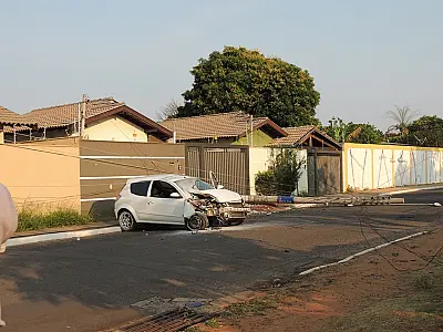 Acidente no Tiradentes deixa moradores sem energia