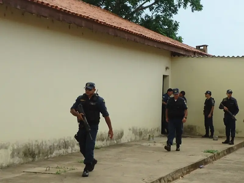 Polícia impede rebelião em cadeia pública de Coxim