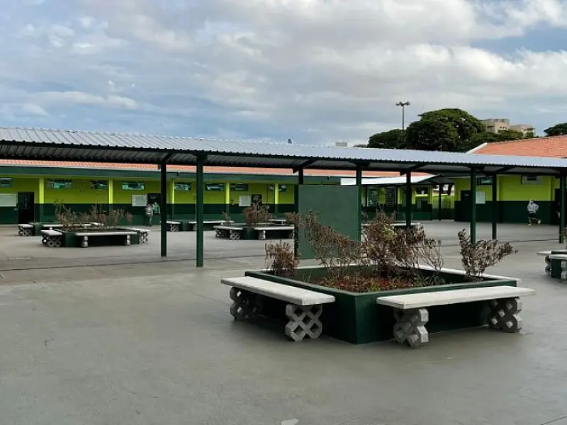 Governo de MS entrega em Dourados 'nova' escola Castro Alves após reforma integral