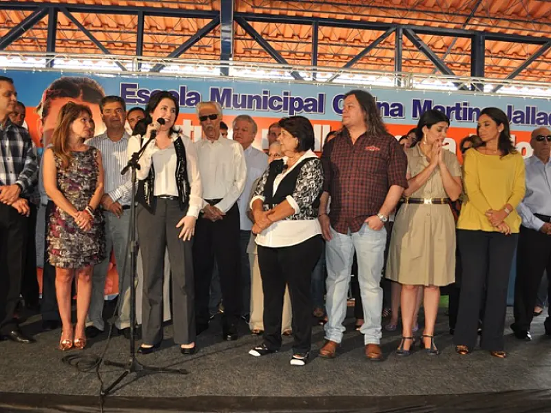 Políticos, familiares da ex-deputada Celina Jallad participam de inauguração no Res. Oiti