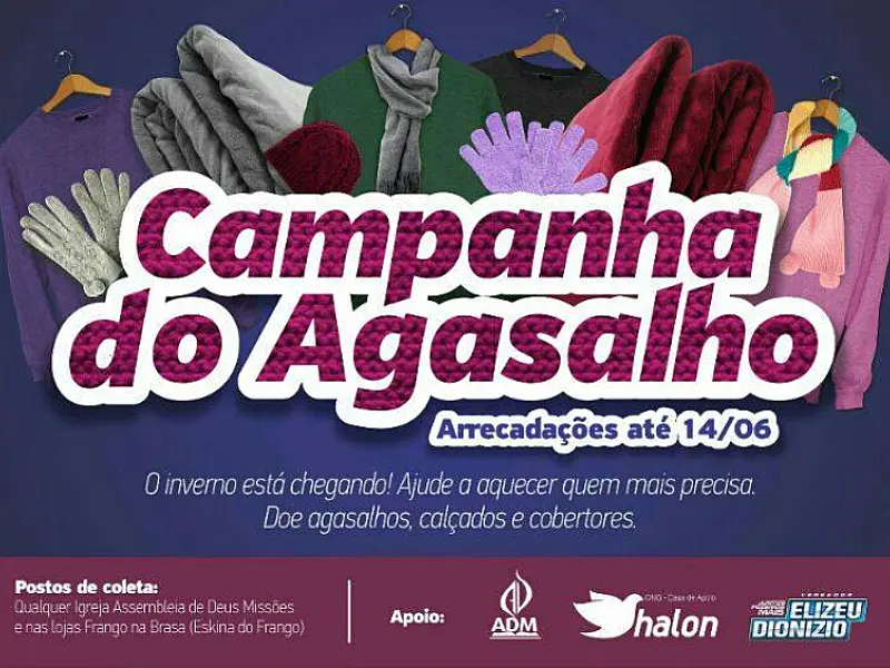 “Aqueça alguém neste inverno” começa hoje na Capital