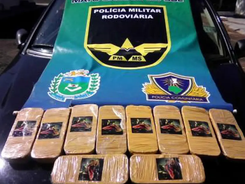 PMR apreende pasta base em tanque de combustível em Amambai