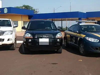 Veículos com ocorrência de roubo são recuperados pela PRF