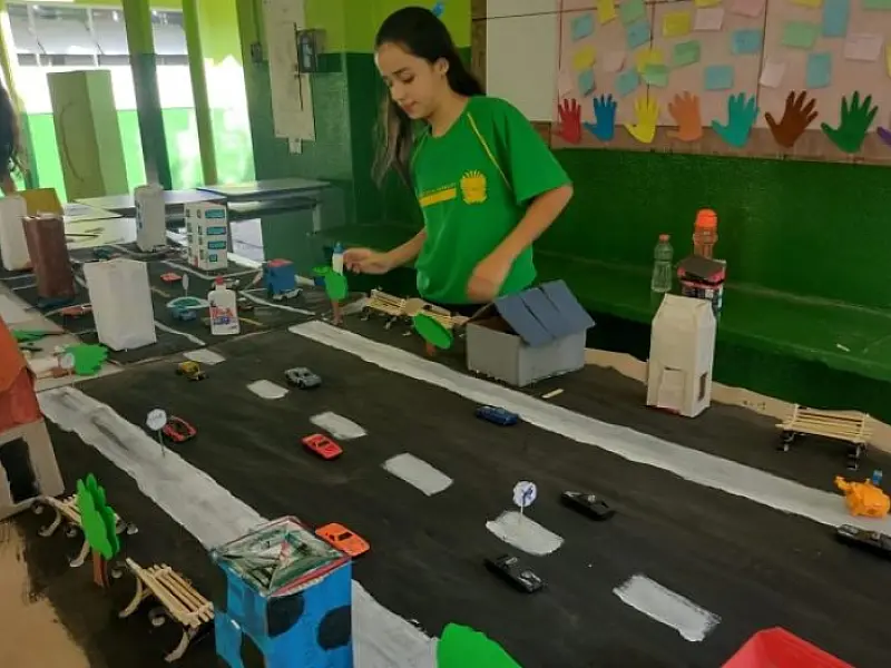 Educação para o trânsito e competências socioemocionais são temáticas de projeto na EE Dolor Ferreir