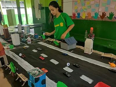 Educação para o trânsito e competências socioemocionais são temáticas de projeto na EE Dolor Ferreir