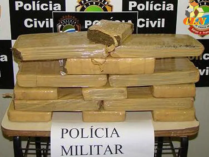 Polícia apreende 16,5kg de maconha em Aparecida do Taboado
