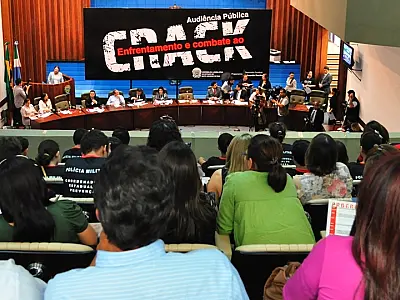Combate ao crack é tema de audiência pública na Capital