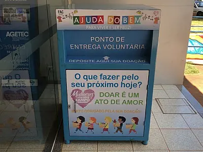 Campo Grande terá novos pontos de coleta do projeto Ajuda do Bem
