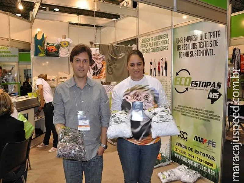 Empresas lançam estopa ecológica durante a Expo-MS 2012