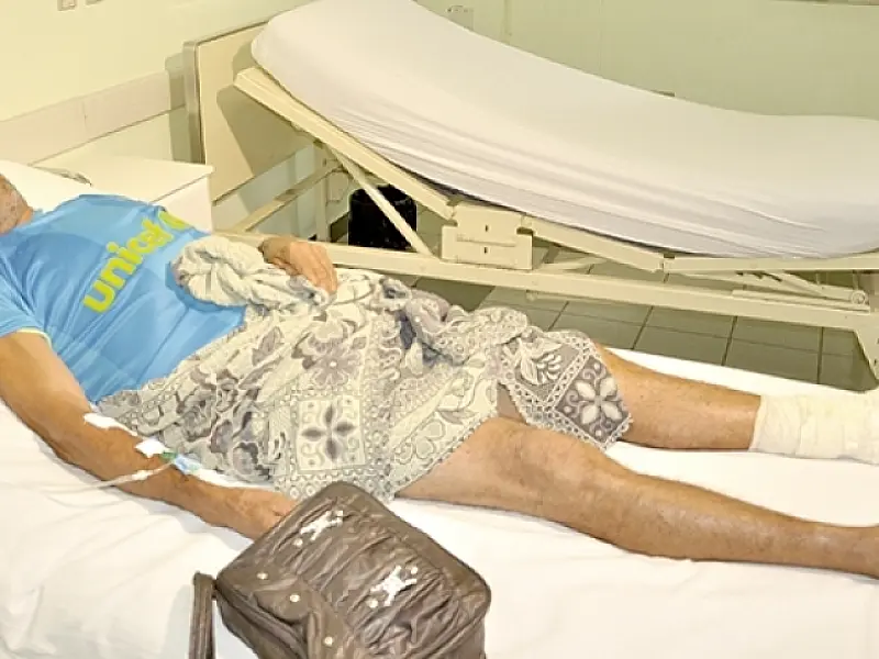 Pescador atacado por jacaré vai passar por cirurgia em Corumbá