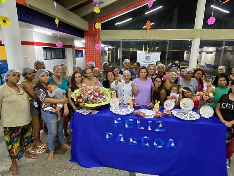 Prefeitura promove 1º curso de ovos de páscoa Gourmet e capacita 40 mulheres na Moreninha IV