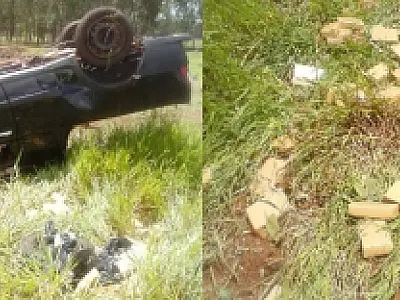 PMR apreende quase 300 kg de maconha em ação conjunta