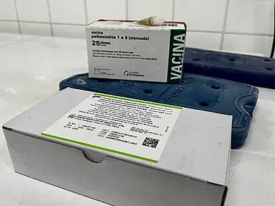 MS inicia logística para recolhimento da 'gotinha da pólio';