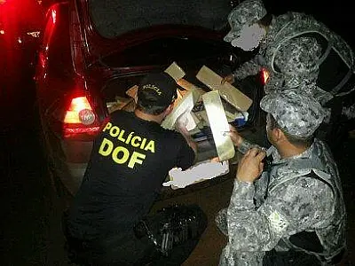 DOF apreende 100 kg de maconha em Maracaju