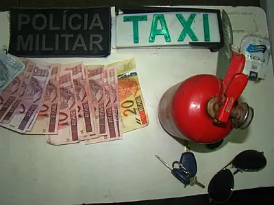 PM prende homem que golpeou taxista com extintor