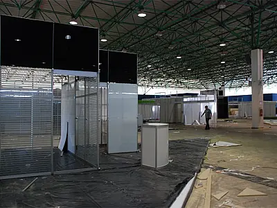Estrutura da Expo-MS Industrial já está 80% concluída