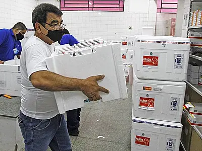 Mato Grosso do Sul recebe mais 70.880 doses de vacina contra a Covid-19 nesta sexta-feira
