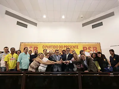 Consolidando de vez a sigla no Estado PSB se reúne para receber centenas de novos filiados